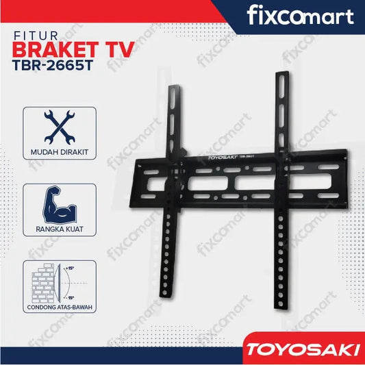 Bracket TV LCD LED 26" - 65" Toyosaki 2665T FIXCOMART