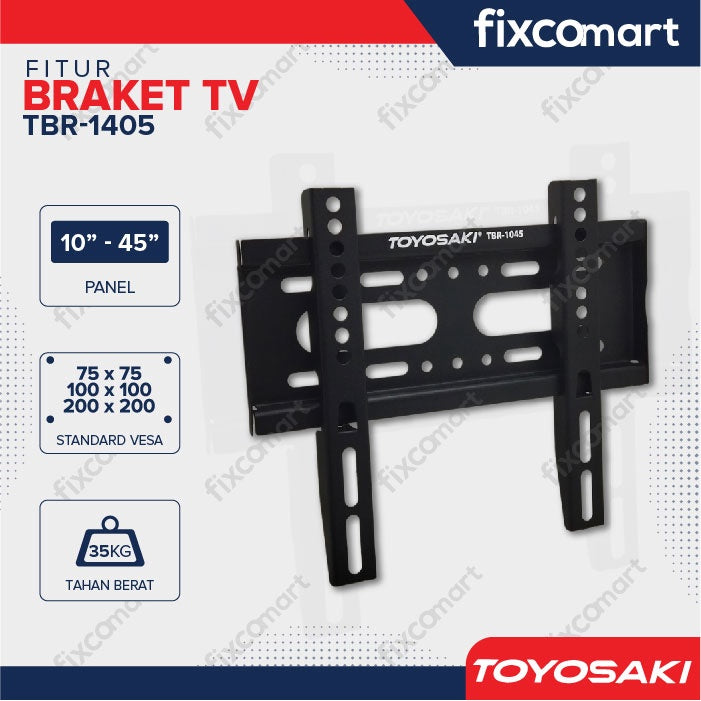 Bracket TV LCD LED 10" - 45" Toyosaki 1045