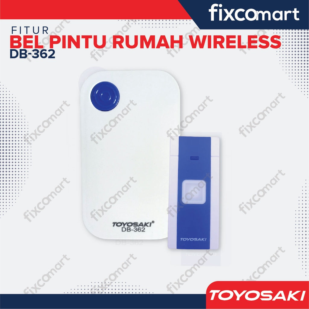 Bel Pintu Rumah WIRELESS Toyosaki DB-362