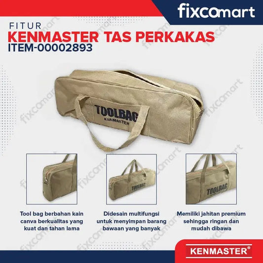 KENMASTER Tool Bag/ Tas Tools Perkakas Kunci Spare part FIXCOMART