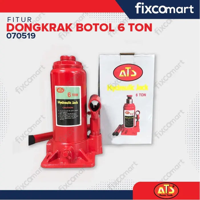 Dongkrak Botol ATS 6 TON FIXCOMART