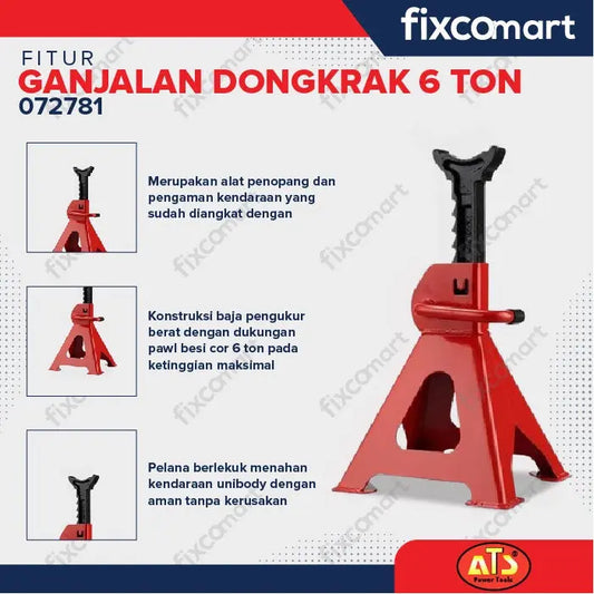 GANJALAN DONGKRAK "ATS" 6T FIXCOMART