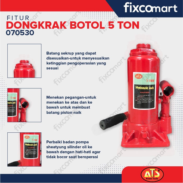 Dongkrak Botol ATS 5 TON
