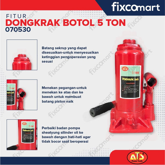 Dongkrak Botol ATS  5 TON