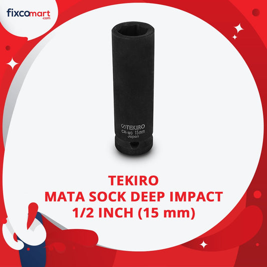 Tekiro Mata Sock Deep Impact 1/2 Inch 15 Mm 6Pt