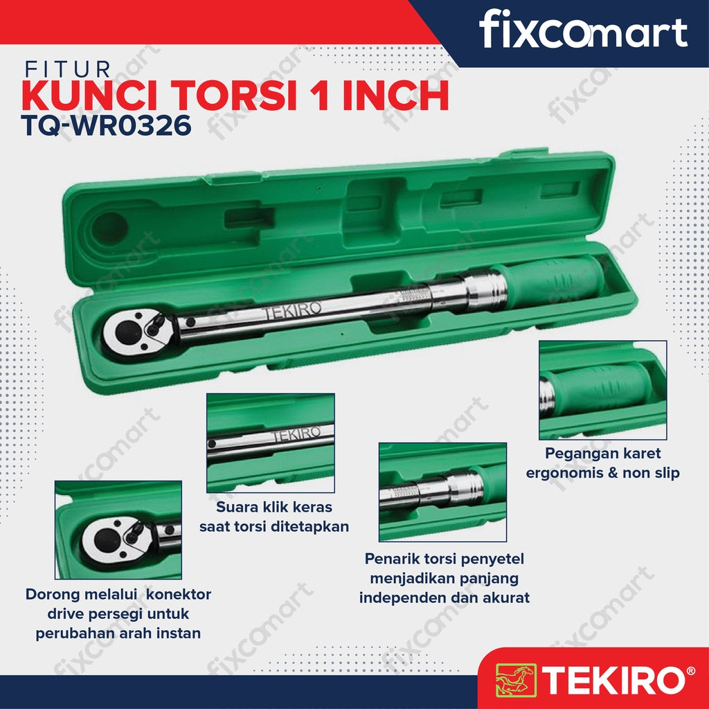 Tekiro Kunci Torsi TR8400 1" inch 200-1000 Newton - Torque Wrench