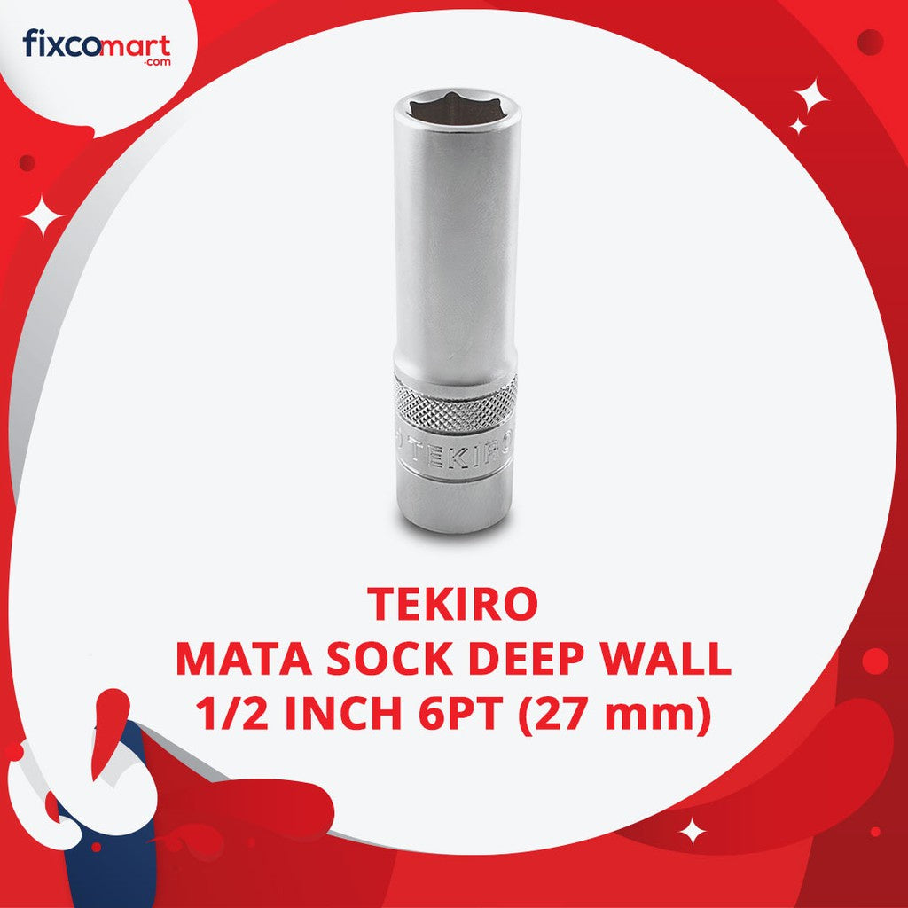 Tekiro Mata Sock Deep Waal 1/2 Inch 27 Mm 6Pt