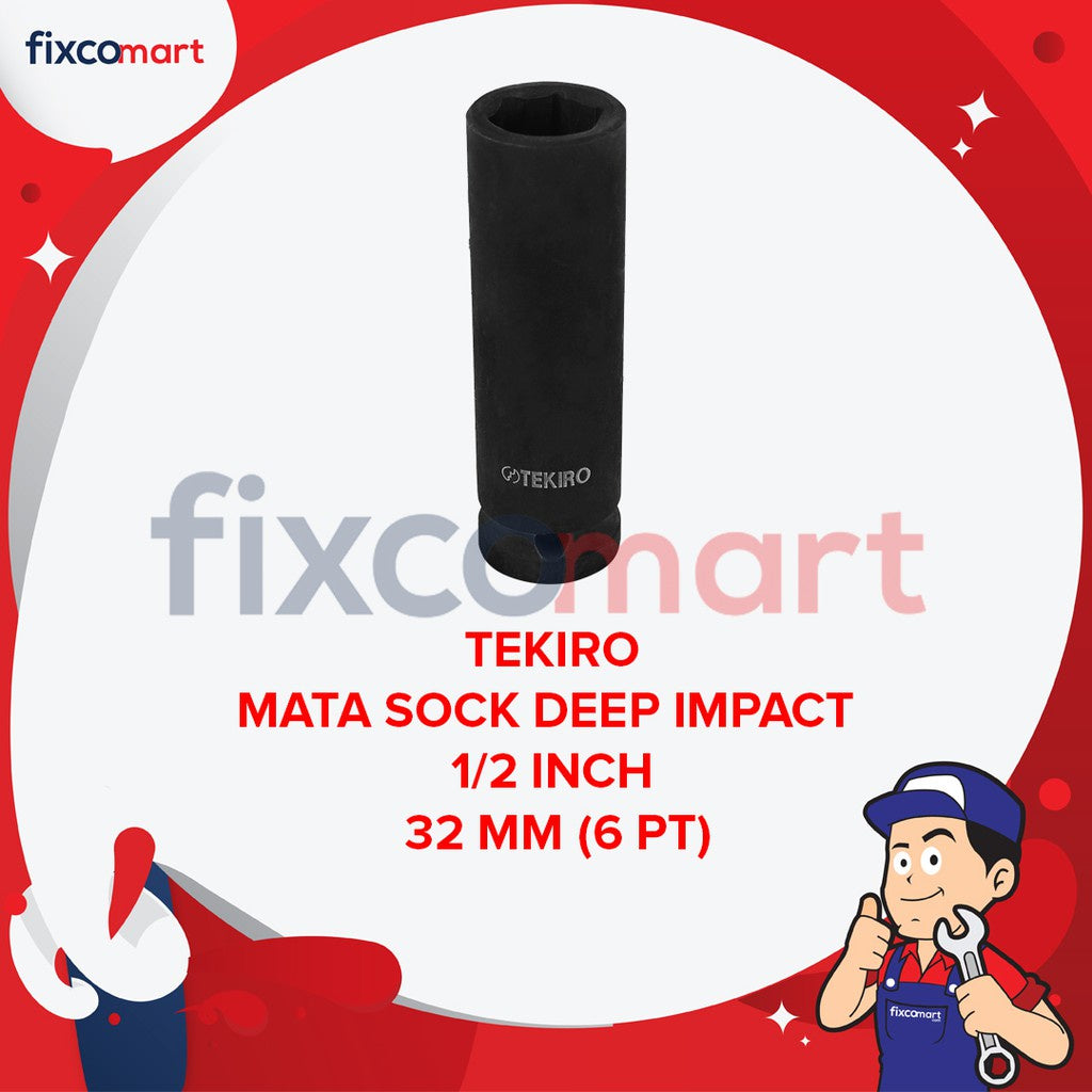 Tekiro Mata Sock Deep Impact 1/2 Inch 32 Mm 6Pt