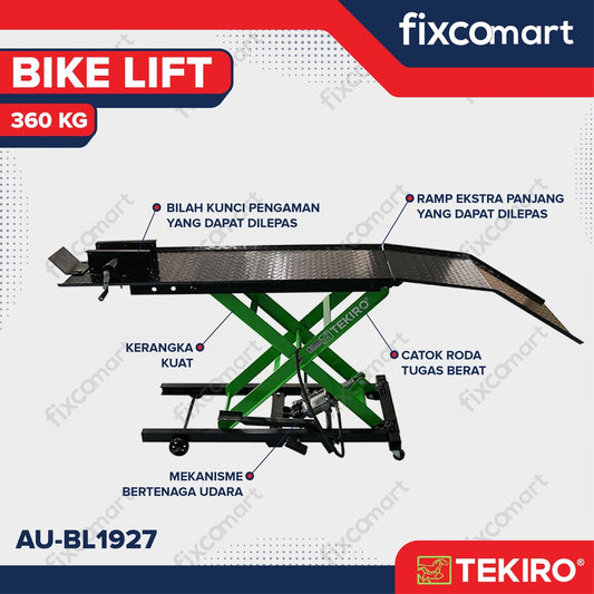 Tekiro Mototcycle Bike Lift - Lift Service Motor /  Alat Pengangkat Motor