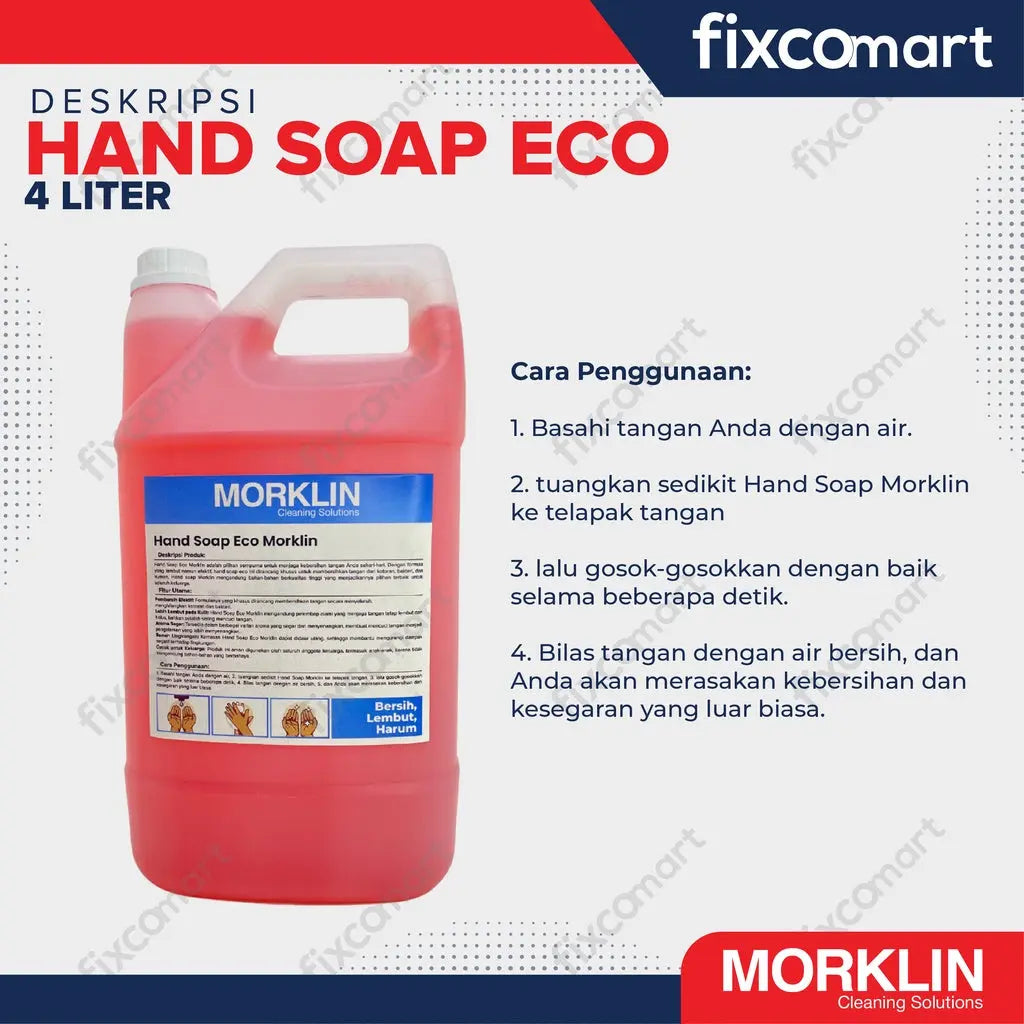 Morklin Hand Soap 4 Liter FIXCOMART