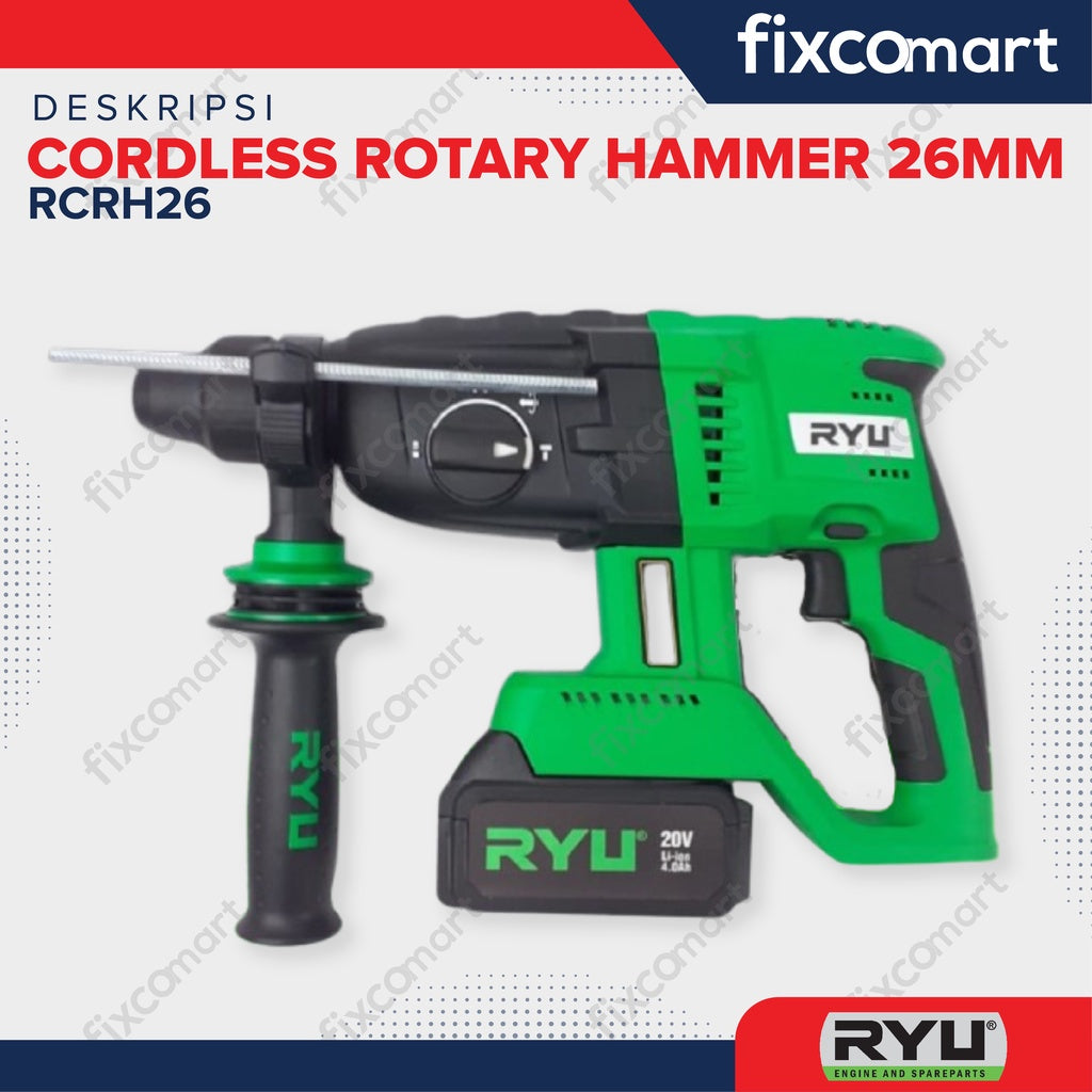 RYU Cordless Rotary Hammer 26 MM