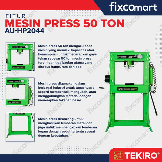 Tekiro Mesin Press 50 Ton - Hydraulic Press FIXCOMART