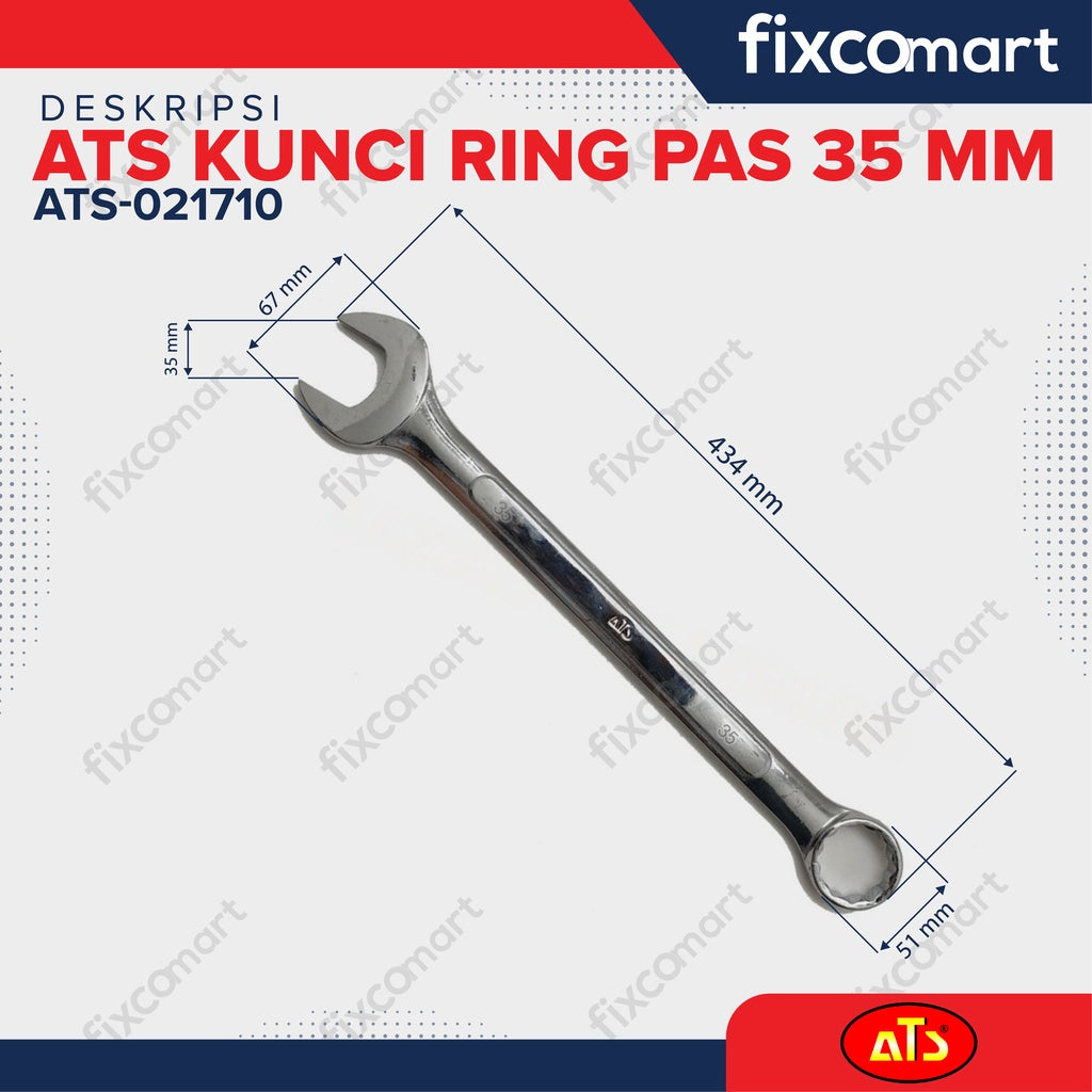 Kunci Ring Pas ATS 35 MM - Combination Wrench