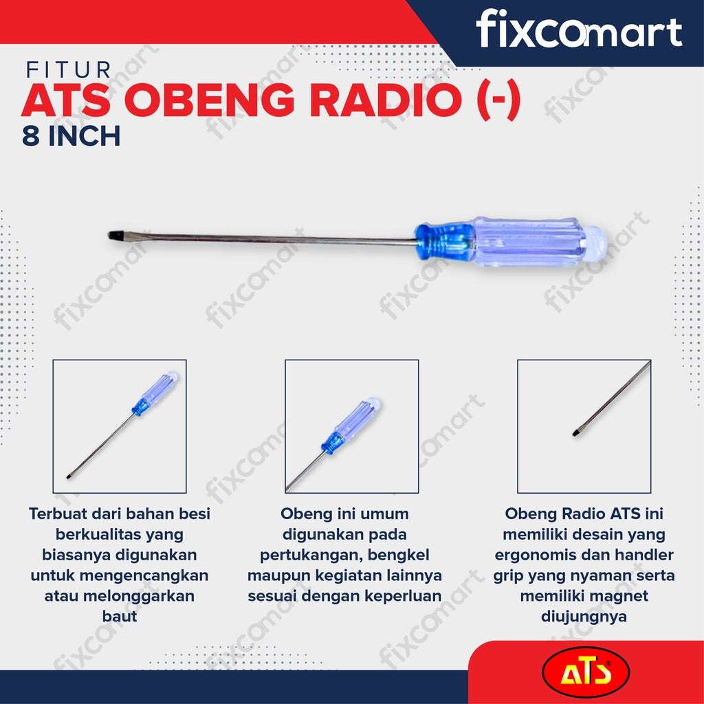 ATS Obeng Radio Transparan (-)