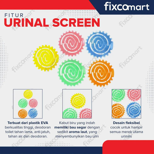 Pengharum Urinal Screen Pewangi Toilet FIXCOMART