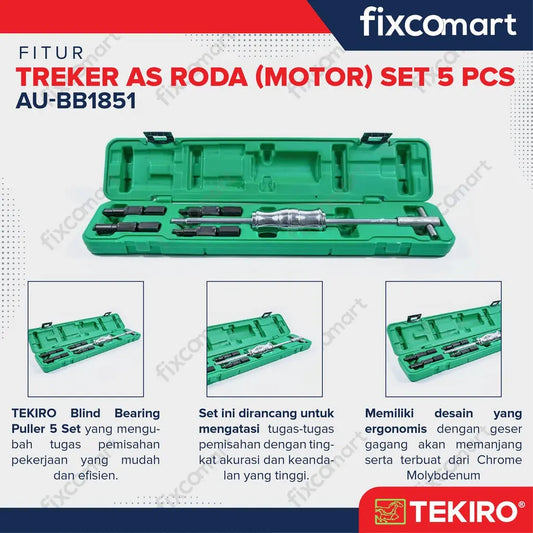 TEKIRO Blind Bearing Puller 5 PCS -Treker As Roda Motor FIXCOMART