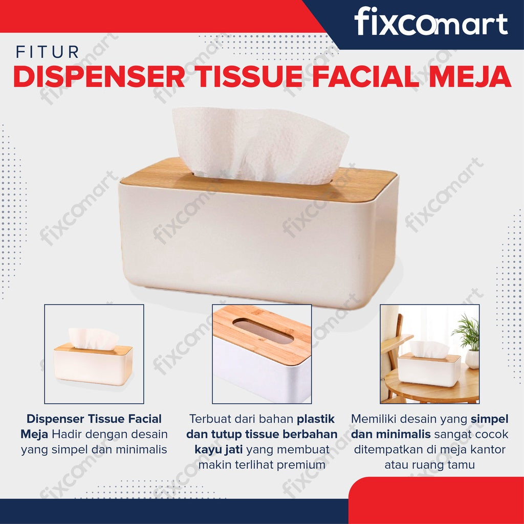 Dispenser Tissue Facial Meja