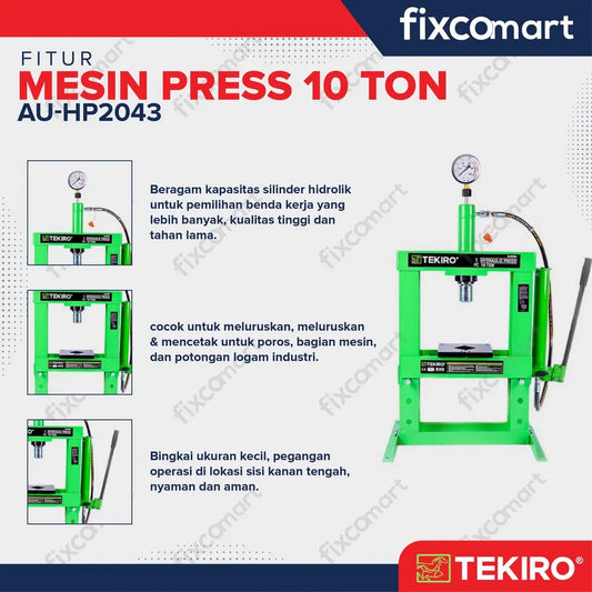 TEKIRO Mesin Press 10 TON FIXCOMART
