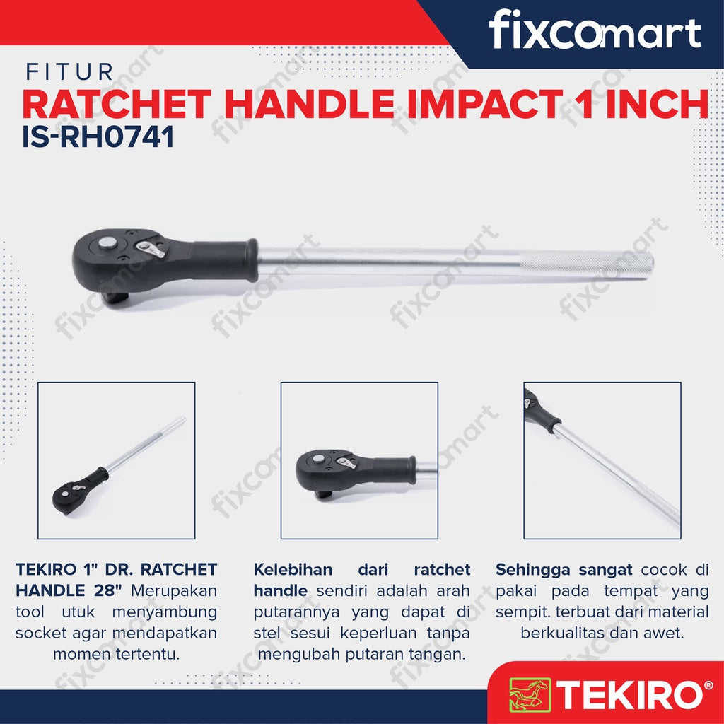 TEKIRO 1" Dr. Ratchet Handle 26"
