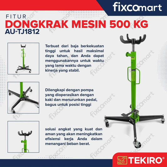 TEKIRO Dongkrak Mesin 500 KG FIXCOMART