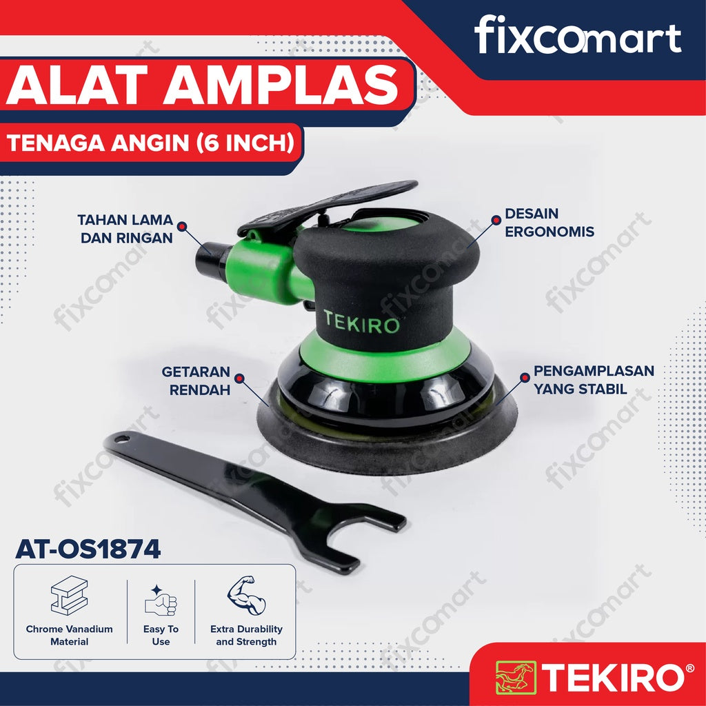 TEKIRO Air Sander 6" - Amplas Tenaga Angin