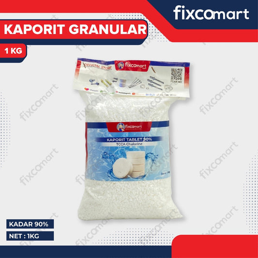 Kaporit Granular TCCA Chlorine Klorin Penjernih Air 1KG