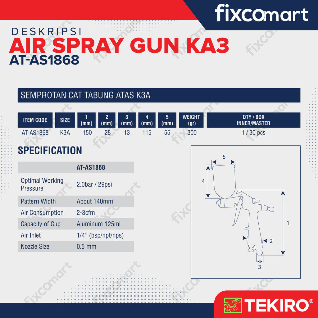 Tekiro SEMPROTAN CAT K3A