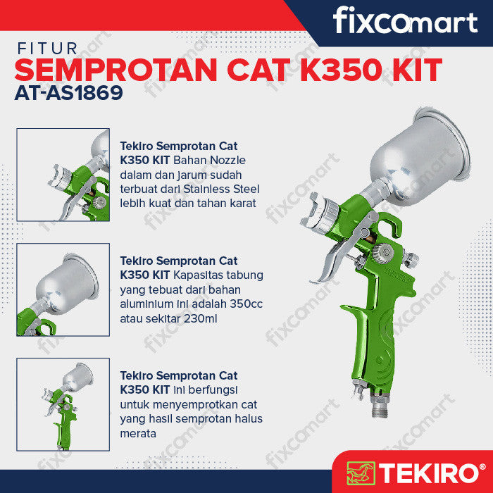 TEKIRO SEMPROTAN CAT K350 KIT / SPRAY GUN
