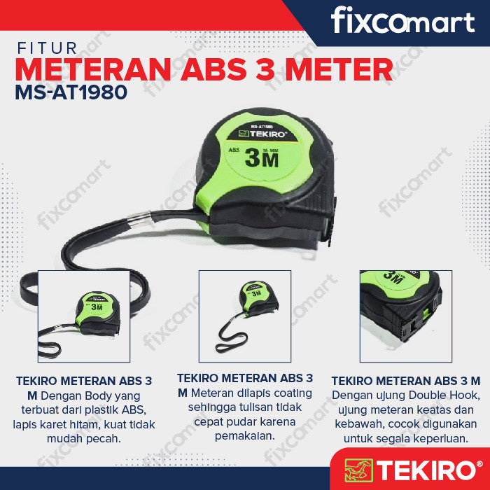 TEKIRO METERAN ABS 3 M / METERAN ROL