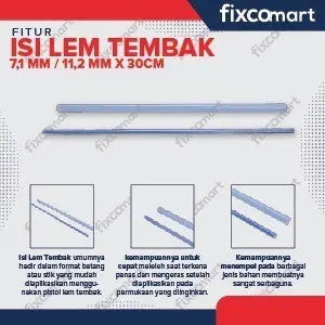 Isi/refill Lem tembak - Glue gun FIXCOMART
