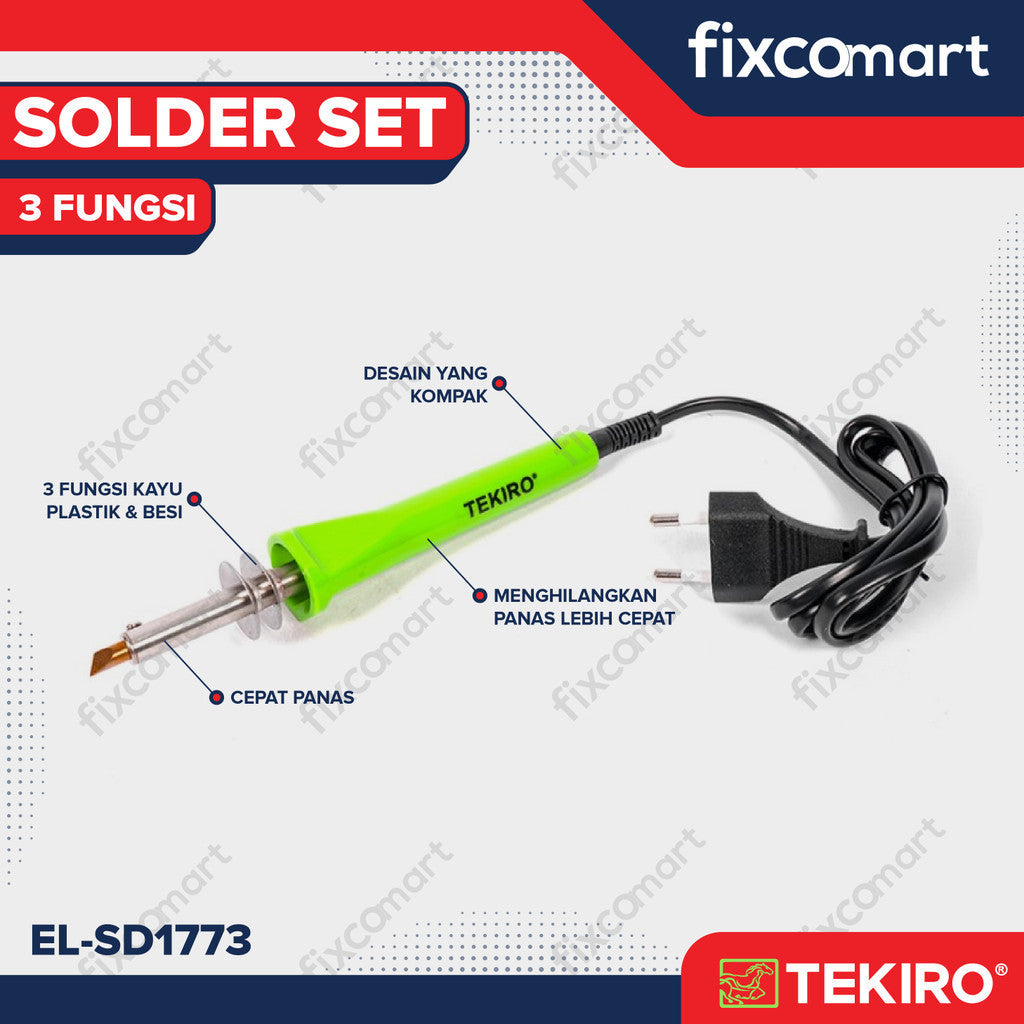 TEKIRO SOLDER SET 3 FUNGSI 30 WATT - SOLDERING SET