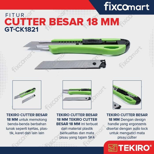 TEKIRO CUTTER BESAR 18 MM / CUTTER