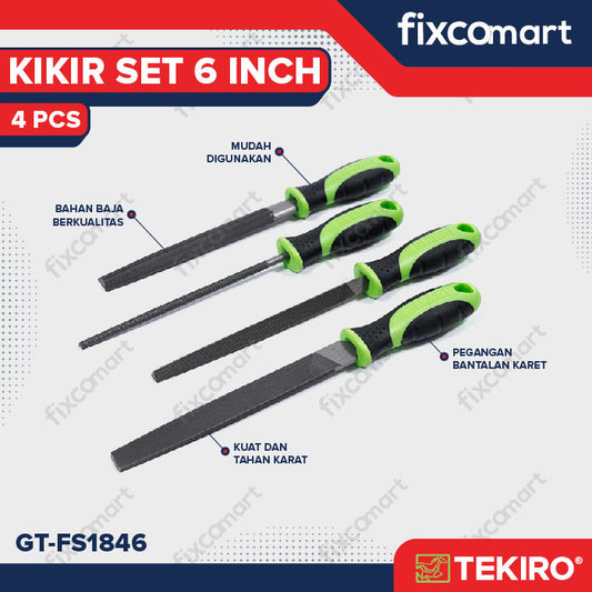 TEKIRO KIKIR SET 6" 4 PCS / KIKIR SET