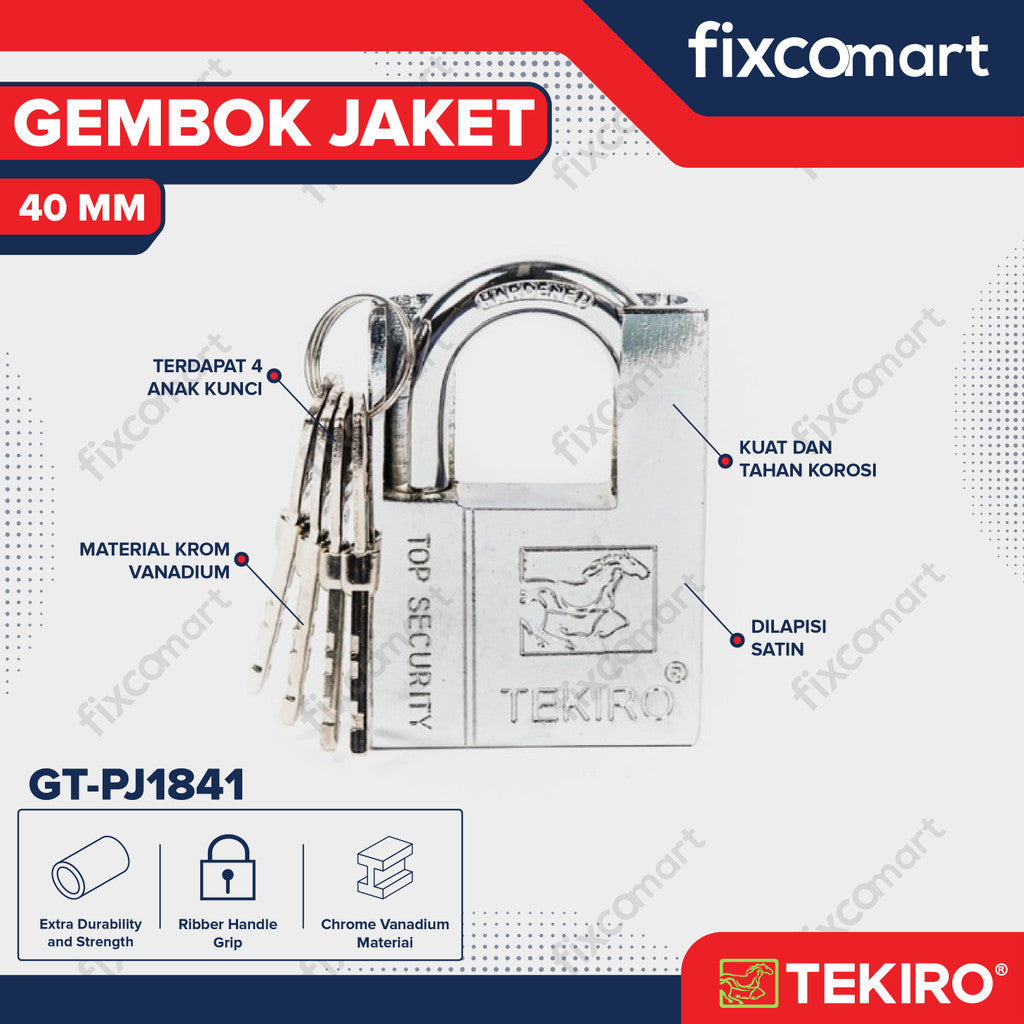 TEKIRO GEMBOK JAKET 40 MM - PADLOCK JACKET