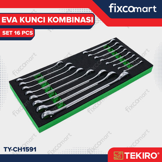 TEKIRO EVA KUNCI KOMBINASI SET 16 PCS