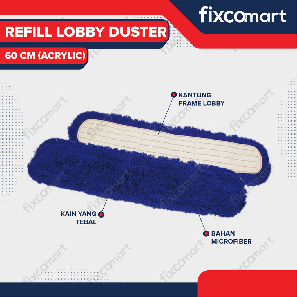Refill Lobby Duster 60 cm Acrylic - Kain Pembersih Debu 60 CM