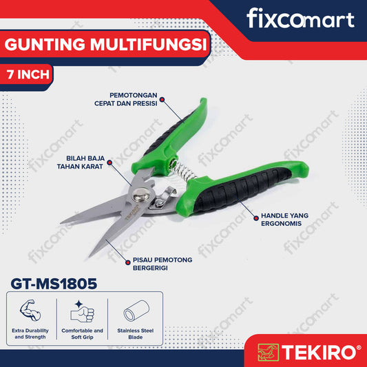 Tekiro GUNTING MULTIFUNGSI 7 INCH