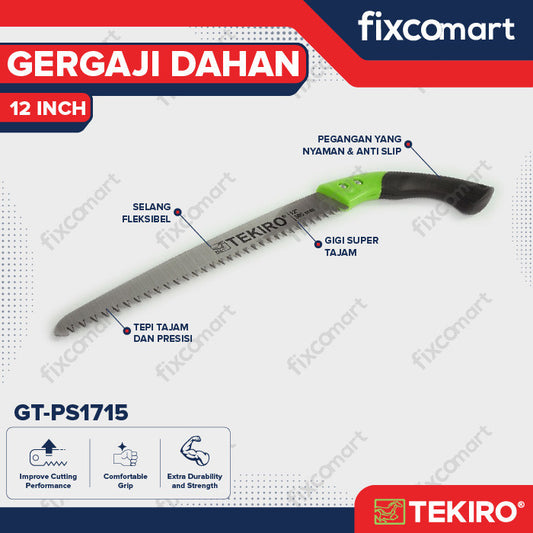 TEKIRO GERGAJI DAHAN 12 INCH - GERGAJI RANTING POHON