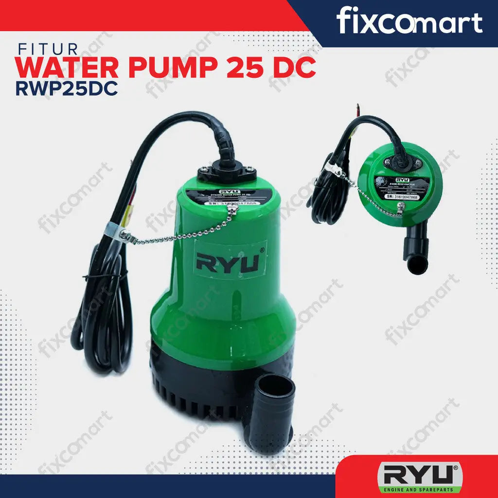 RYU Mesin Pompa Air Celup 25 DC - RWP 25 DC WATER PUMP RWP25DC FIXCOMART