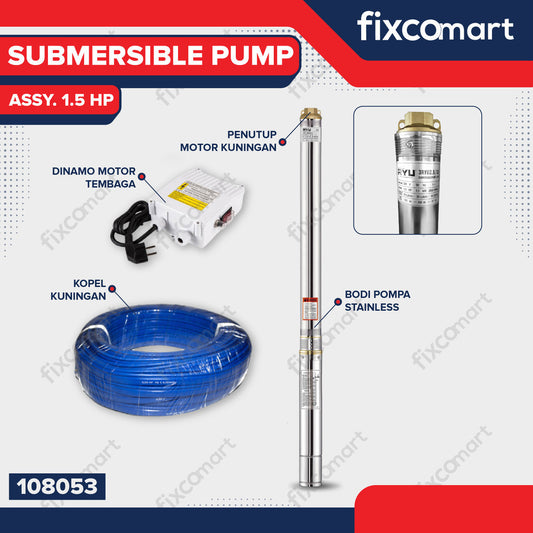POMPA SATELIT - SUBMERSIBLE PUMP ASSY. 1.5 HP 108053