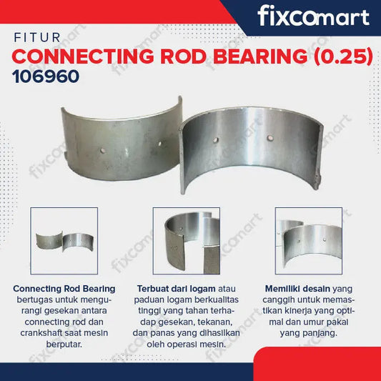 METAL JALAN - CON. ROD BEARING 0.25 FIXCOMART