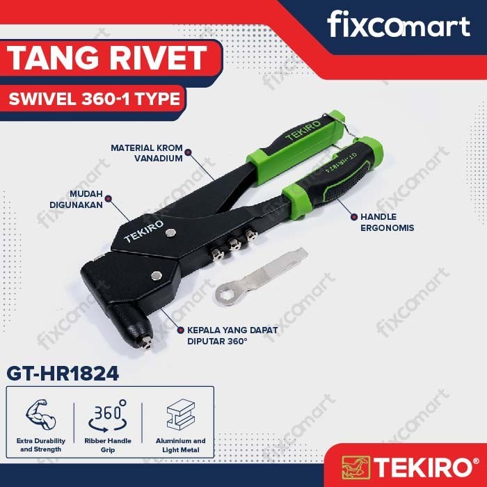 TEKIRO TANG RIVET SWIVEL 360-1 TYPE