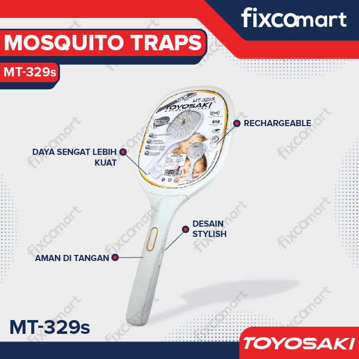 TOYOSAKI RAKET NYAMUK MT-329S - MOSQUITO TRAP