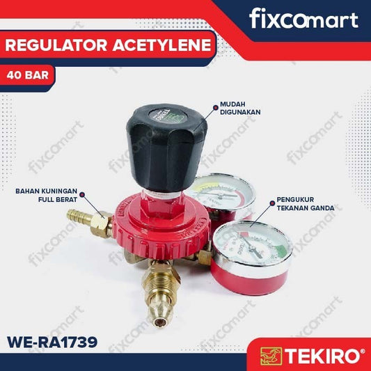 TEKIRO HEAVY DUTY WELDING REGULATOR ACETYLENE / WELDING