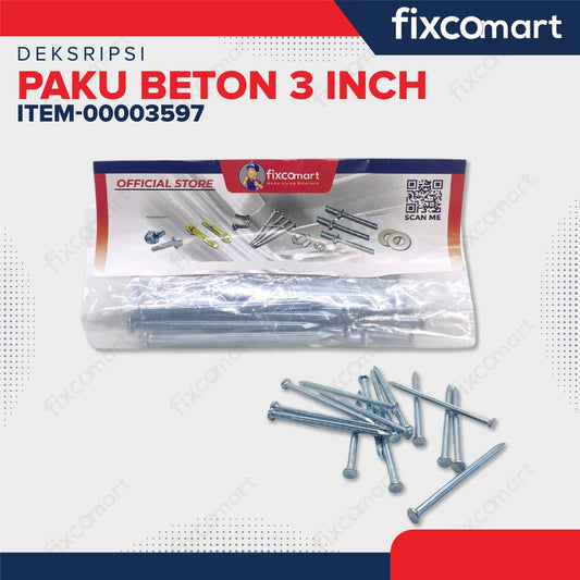 Paket Paku Beton / Paku Tembok Camel 3 inch (50 Pcs)
