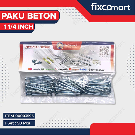 Paket Paku Beton / Paku Tembok Camel 1 1/4 inch (50 Pcs)