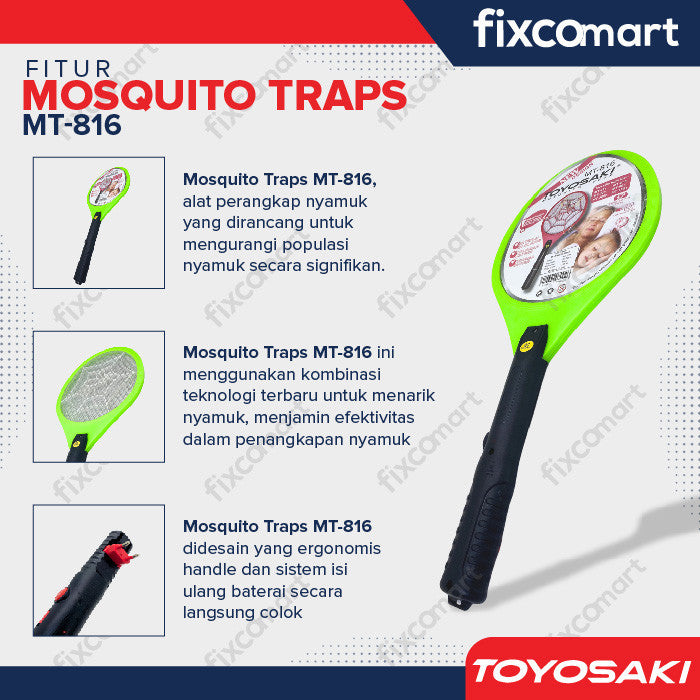 TOYOSAKI Raket Nyamuk - MT816