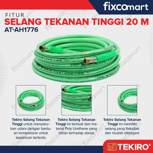 TEKIRO SELANG TEKANAN TINGGI 8.5 X 14 MM (20 M) / SELANG COMPRESSOR FIXCOMART