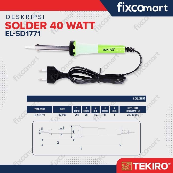 TEKIRO SOLDER 40 WATT / SOLDERING