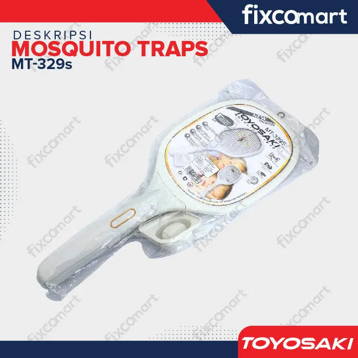 TOYOSAKI Raket Nyamuk MT-329S - Mosquito Trap FIXCOMART